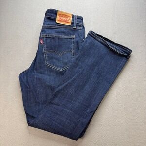 Levis 725 High Rise‎ Bootcut Jeans Slim Fit Womens Size 30 Blue Denim Stretch